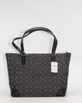 Coach Cartera Signature Con Cierre - Negra