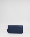 Tory Burch Cartera Britten Zip - Billetera Azul