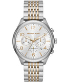 Michael Kors Reloj Merrick Chronograph Two-Tone Stainless Steel - Hombre