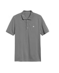 Banana Republic Solid Organic Cotton Pique Polo - Gris